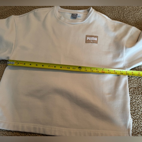 Puma Cream Ribbed Sweatshirt - Picture 4 of 4